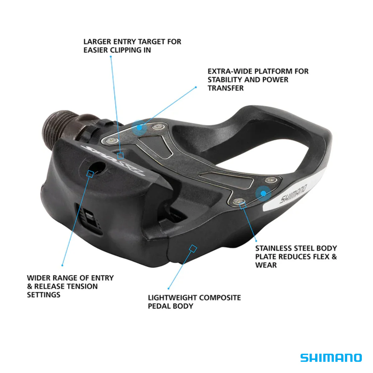 Shimano PD-R550 Pedals - Image 5